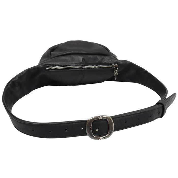 CHROME HEARTS 
CH SNAT PACK ダガージップ スクロールラベル スターリングシルバー 
プレーン スナット パック ボディ バッグ