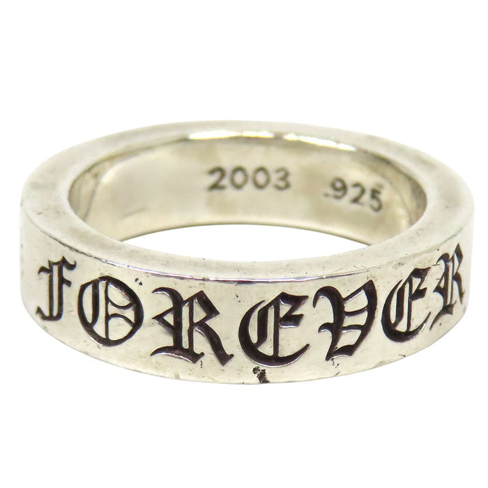 CHROME HEARTS  
SPACER FOREVER CH Plus Silver 2003 Engraving  
Spacer Forever Ring 6MM