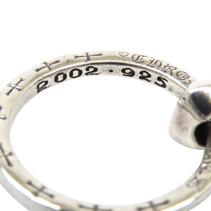 CHROME HEARTS EWLP Ring Charm Silver 2002 Engraved NTFL Heart Eyewear Loop Necklace