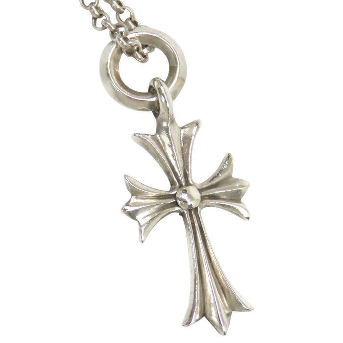 CHROME HEARTS 
シルバー 18インチ 
タイニー CHクロス チャーム ロールチェーン ネックレス