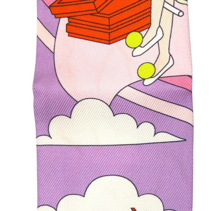 HERMES 
シルク 
ツイリー CARRES VOLANTS 空飛ぶカレ スカーフ