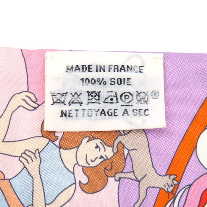 HERMES 
シルク 
ツイリー CARRES VOLANTS 空飛ぶカレ スカーフ