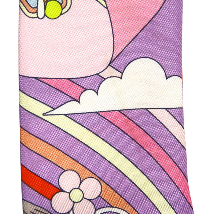 HERMES 
シルク 
ツイリー CARRES VOLANTS 空飛ぶカレ スカーフ