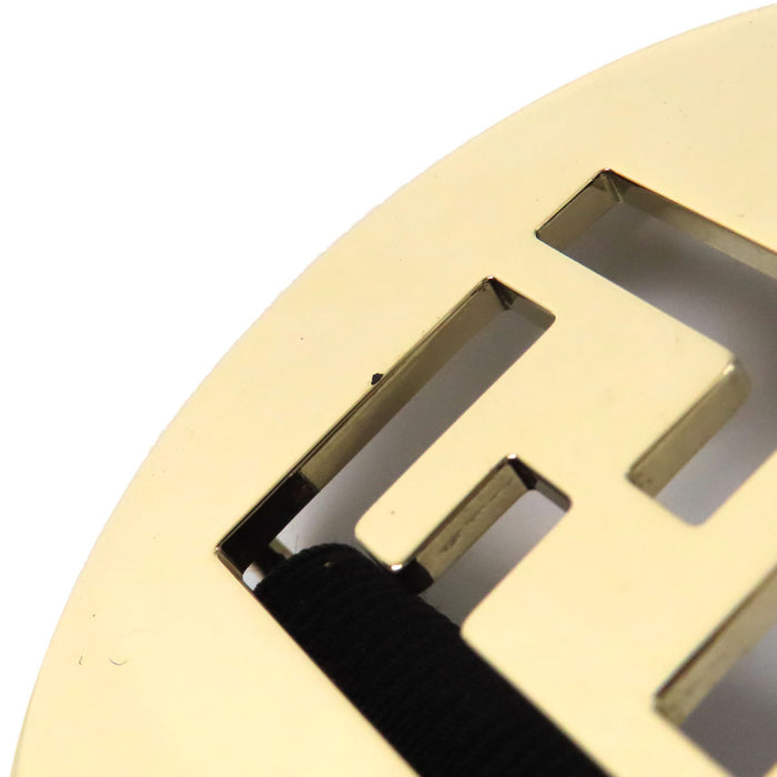FENDI 
FF Buckle Canvas Belt Gold-tone Hardware 
FF Logo Belt