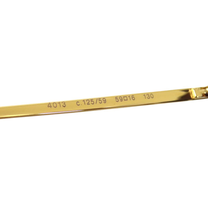 CHANEL 
COCO CC ロゴ C.125/59 メタルフレーム 
ココマーク リムレス サングラス