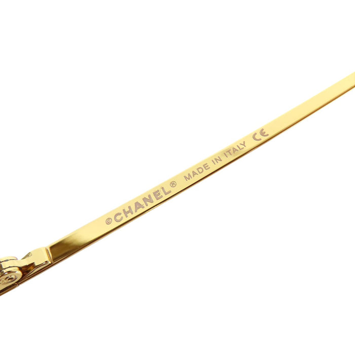 CHANEL 
COCO CC ロゴ C.125/59 メタルフレーム 
ココマーク リムレス サングラス