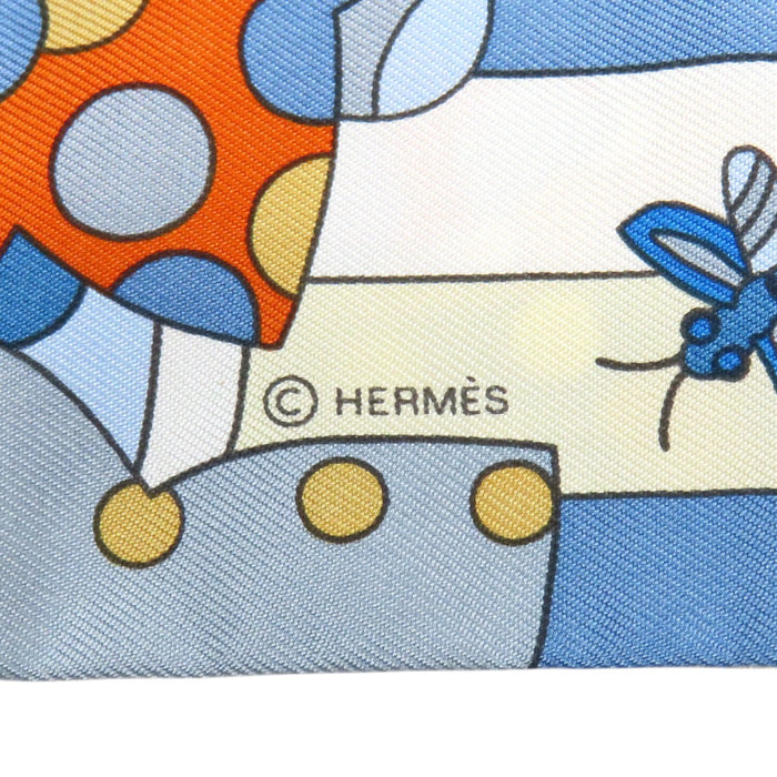 HERMES 
シルク 
ツイリー 森のささやき スカーフ 
Les Murmures de la Foret