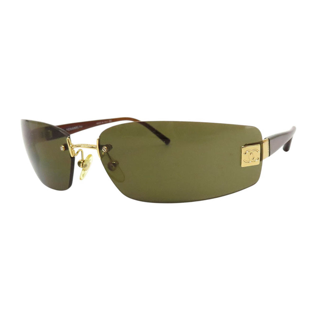 CHANEL CC COCO ロゴ C.139/73 ココマーク リムレス サングラス– TS