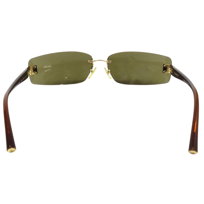 CHANEL CC COCO Logo C.139/73 Coco Mark Rimless Sunglasses