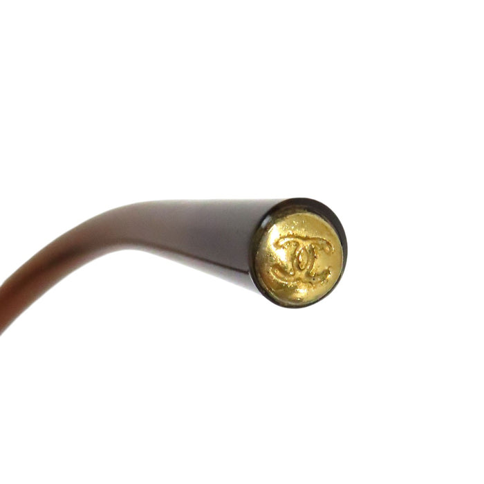 CHANEL CC COCO Logo C.139/73 Coco Mark Rimless Sunglasses