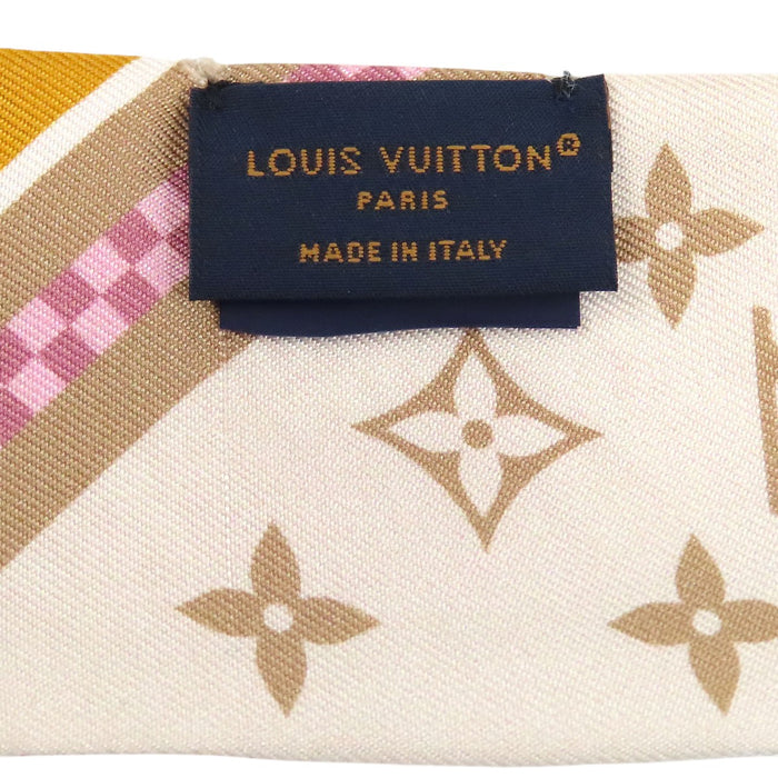 LOUIS VUITTON 
LV リボン 
バンドー BB ボンヴォワイヤージュ スカーフ 
モノグラム