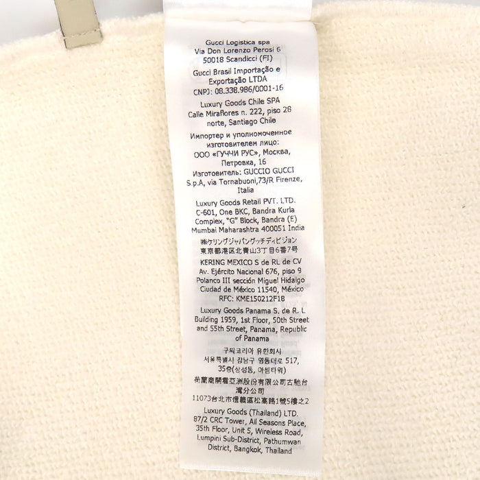 GUCCI  
Interlocking G Print Sweatshirt Cotton  
Logo Embroidered Hoodie