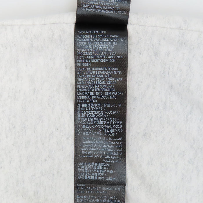 BALENCIAGA  
Logo Embroidered Hoodie Sweatshirt Cotton  
Inside-Out Pullover Parka