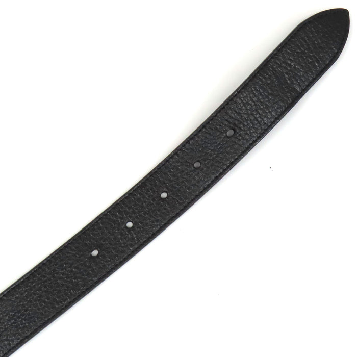 GUCCI
Leather Silver-tone hardware
Double G Reversible Belt