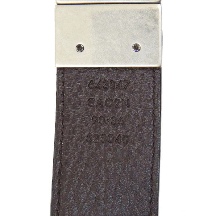 GUCCI
Leather Silver-tone hardware
Double G Reversible Belt