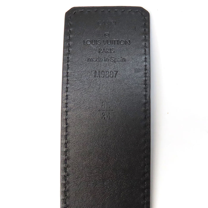 LOUIS VUITTON 
リバーシブル LV ロゴ レザー シルバーカラーメタル 
LV イニシャル ベルト 40MM