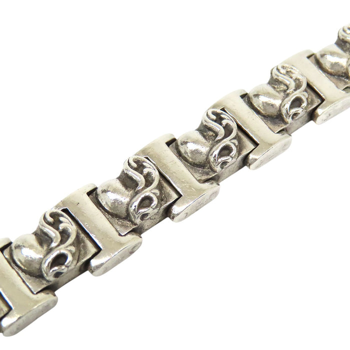 CHROME HEARTS 
CH スターリングシルバー 1995年刻印 
I LINK ハート ブレスレット