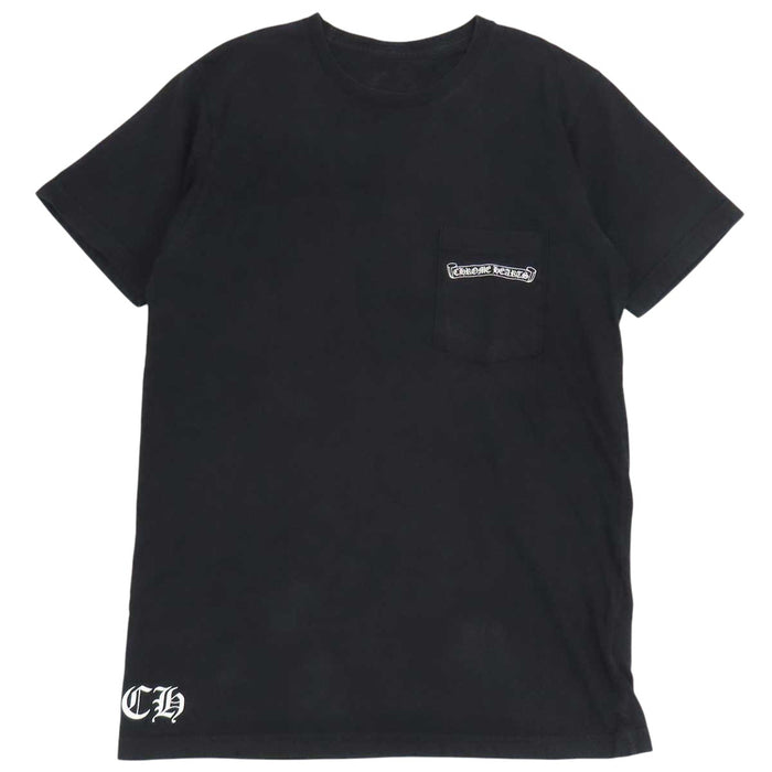 CHROME HEARTS 
FLEURKNEE Tee CH スクロールラベル ロゴ コットン クルーネック 
フレアニー プリント Tシャツ