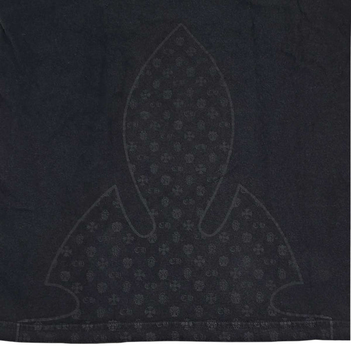 CHROME HEARTS 
FLEURKNEE Tee CH スクロールラベル ロゴ コットン クルーネック 
フレアニー プリント Tシャツ