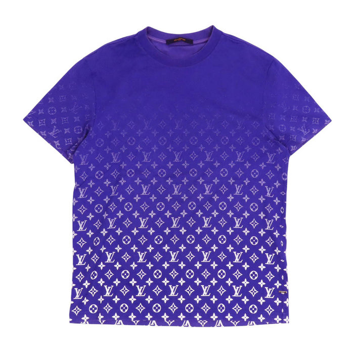 LOUIS VUITTON 
LV Cotton Crewneck 
Monogram Gradient Short-Sleeve T-Shirt