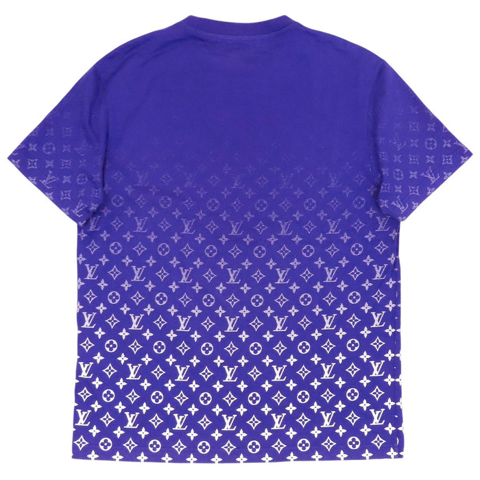 LOUIS VUITTON 
LV コットン クルーネック 
モノグラム グラディエント 半袖 Tシャツ