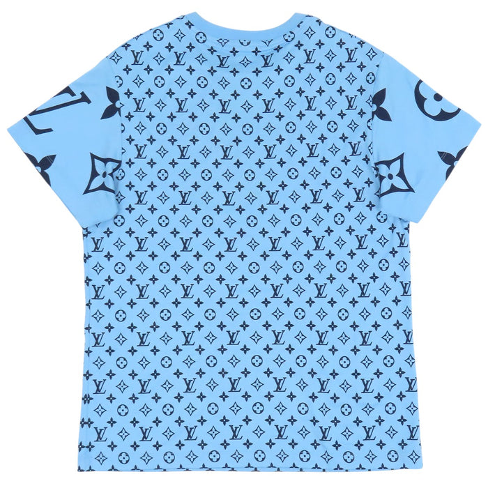 LOUIS VUITTON 
LV コットン クルーネック 
ミックス モノグラム チェーン付 Tシャツ