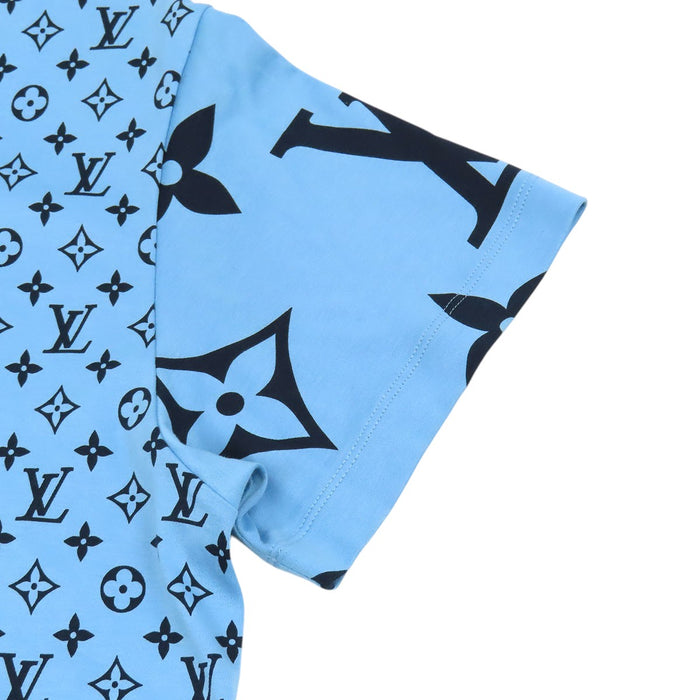 LOUIS VUITTON 
LV コットン クルーネック 
ミックス モノグラム チェーン付 Tシャツ