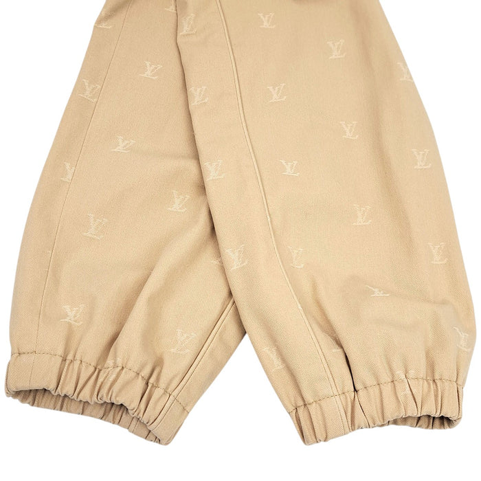 LOUIS VUITTON 
24AW コットン チノ 
LV ロゴ ジャカード ジップアップ ブルゾン