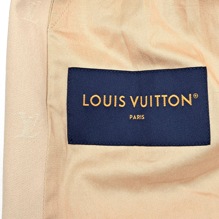 LOUIS VUITTON 
24AW コットン チノ 
LV ロゴ ジャカード ジップアップ ブルゾン