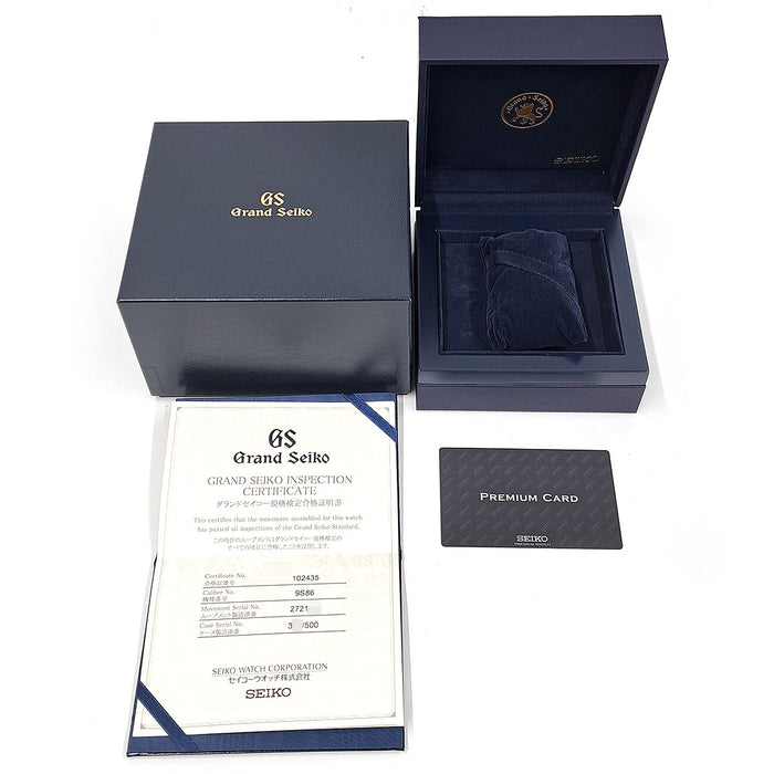 SEIKO  
Grand Seiko Mechanical Hi-Beat 135th Anniversary Edition  
With Box