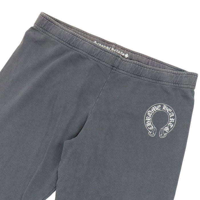 CHROME HEARTS 
CH スクロールラベル コットン 
フローラルクロス ホースシュー スウェットパンツ