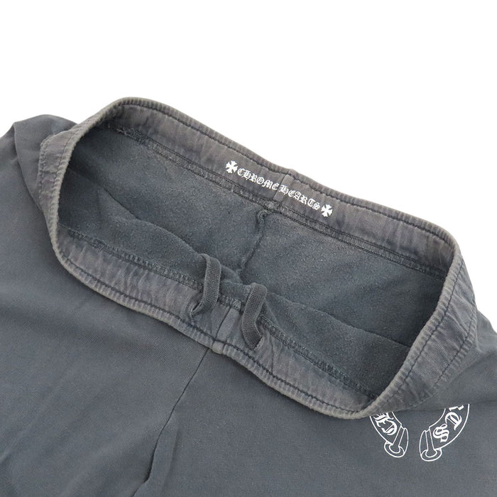CHROME HEARTS 
CH スクロールラベル コットン 
フローラルクロス ホースシュー スウェットパンツ