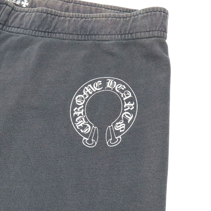 CHROME HEARTS 
CH スクロールラベル コットン 
フローラルクロス ホースシュー スウェットパンツ