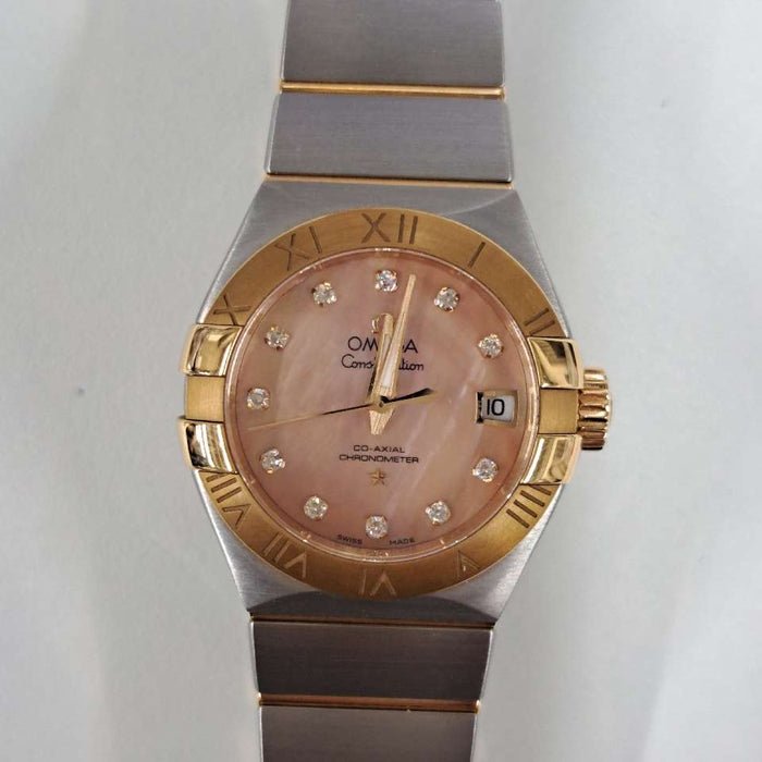 【WHOLESALES】
OMEGA 
123.20.27.20.57.001 
ギャランティ(日付なし)　ピクトグラム　クロノメーター証　宝石証明書