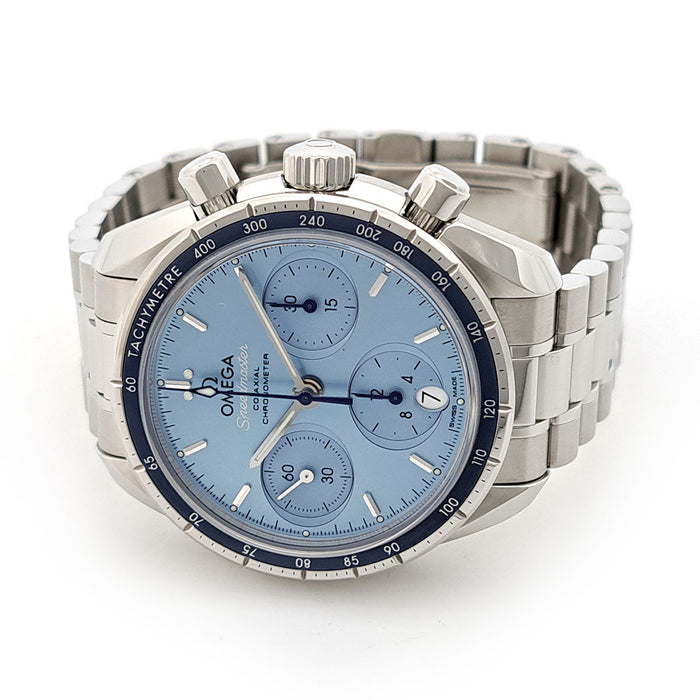 OMEGA 
Speedmaster 38 Co-Axial 
Avec boîte et carte de garantie
