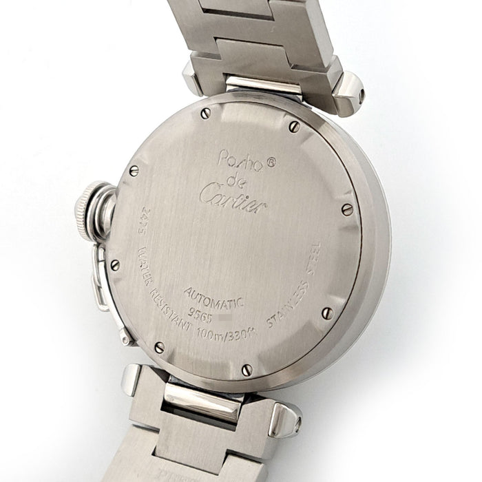 CARTIER 
パシャ C ビックデイト 
箱ギャラ付