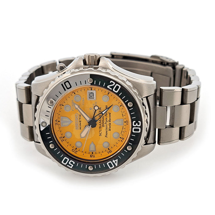 SEIKO 
スキューバマスター キネティック ピピン限定 オートクオーツ FULLSET 
箱ギャラ付