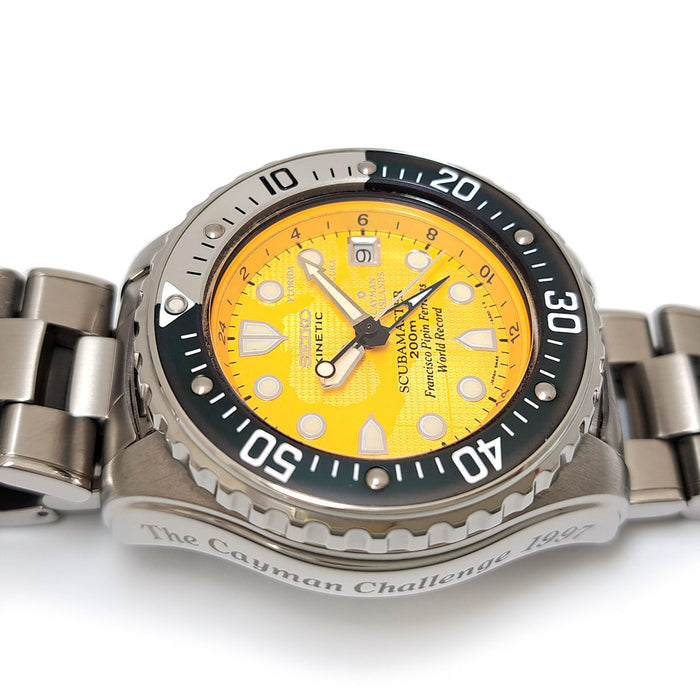 SEIKO 
スキューバマスター キネティック ピピン限定 オートクオーツ FULLSET 
箱ギャラ付