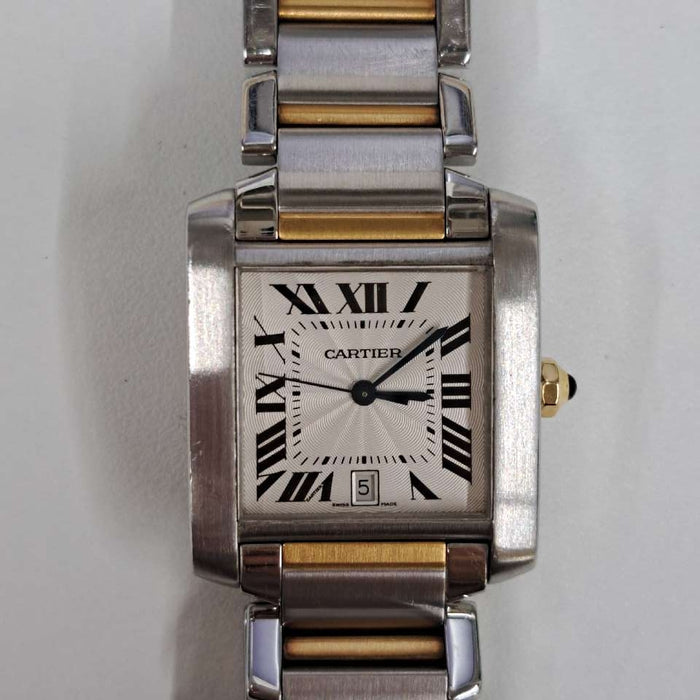 【WHOLESALES】
CARTIER
W51005Q4
Tank Française Watch
Box (outer and inner box show wear) Guarantee