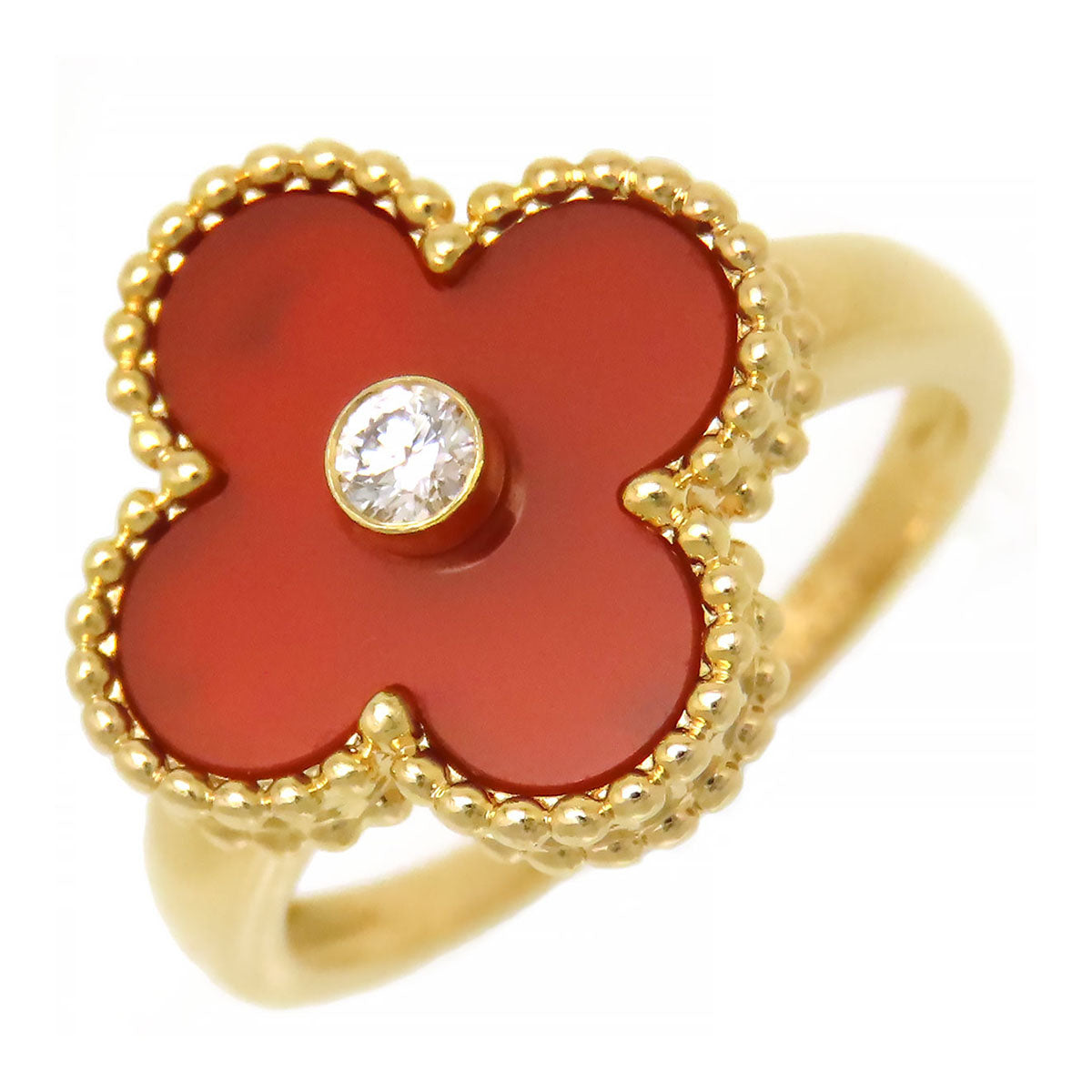 楽一番さん専用 リング２点 Van Cleef & Arpels ヴィンテージ アルハンブラ リング– TS Trading Co