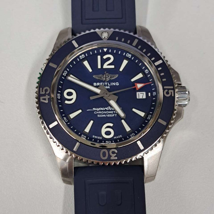 【WHOLESALES】
BREITLING
A17366
Box (inner box deteriorated), Guarantee, Chronometer Certificate