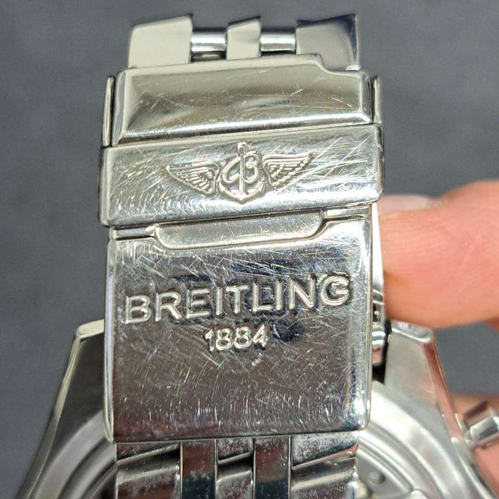 【WHOLESALES】
BREITLING 
A44362 
箱(内箱劣化)　ギャランティ(ショップ印のみ)　クロノメーター証