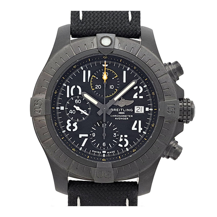 BREITLING Avenger Chronograph 45 Night Mission With box and guarantee card