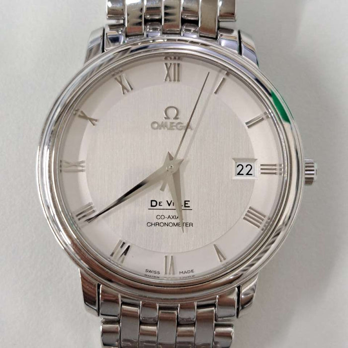【WHOLESALES】
OMEGA 
O45743100 
箱（外箱破損）　ギャランティ（日付不鮮明）　ピクトグラム　クロノメーター証