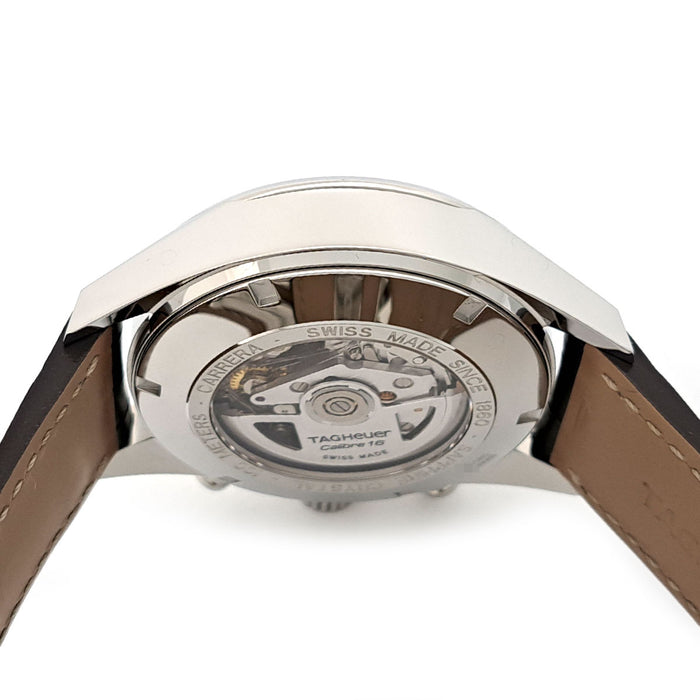 TAG HEUER 
Carrera Calibre 16 chronographe 
Avec boîte et papiers