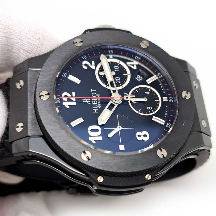 HUBLOT 
ビッグ・バン ブラックマジック 
箱ギャラ付