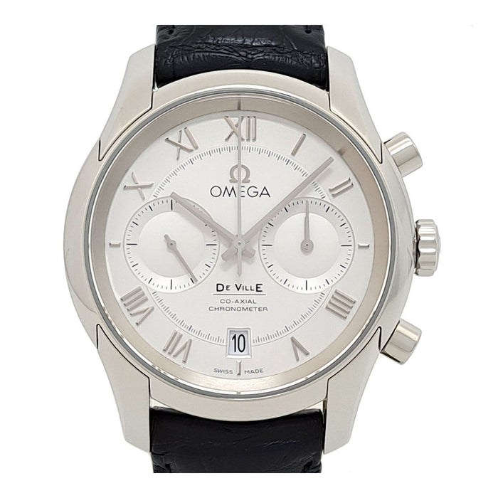 OMEGA 
De Ville Co-Axial Chronographe 
Avec boîte et carte de garantie