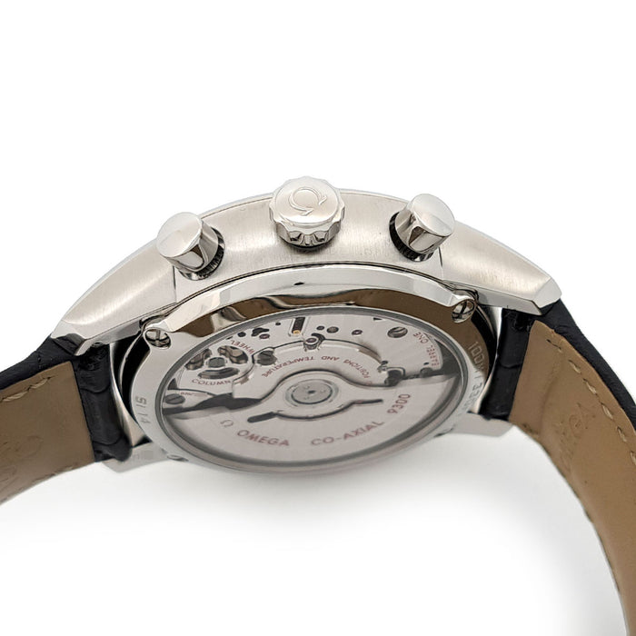 OMEGA 
De Ville Co-Axial Chronographe 
Avec boîte et carte de garantie