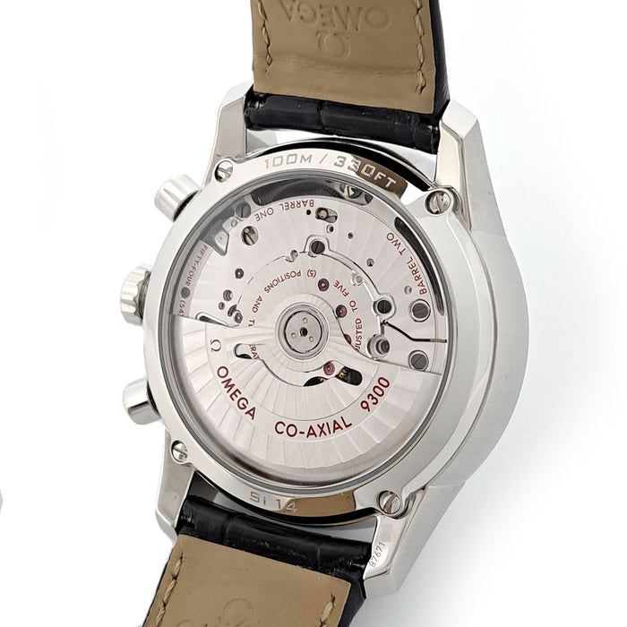 OMEGA 
De Ville Co-Axial Chronographe 
Avec boîte et carte de garantie