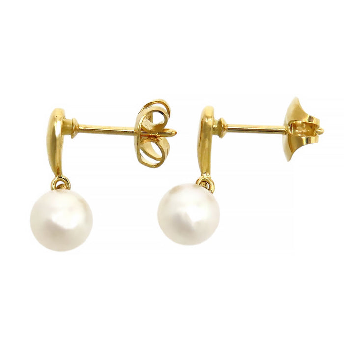 MIKIMOTO 
アコヤ パール ハート ピアス